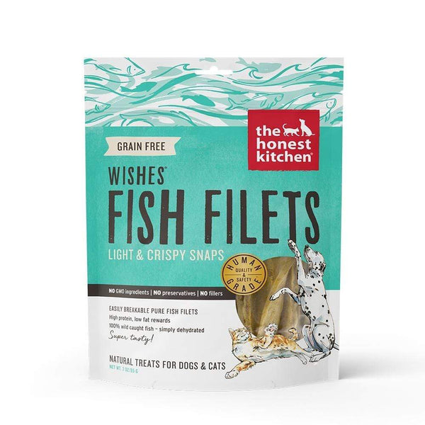 The Honest Kitchen WISHES Whitefish Fillet Dog and Cat Treats