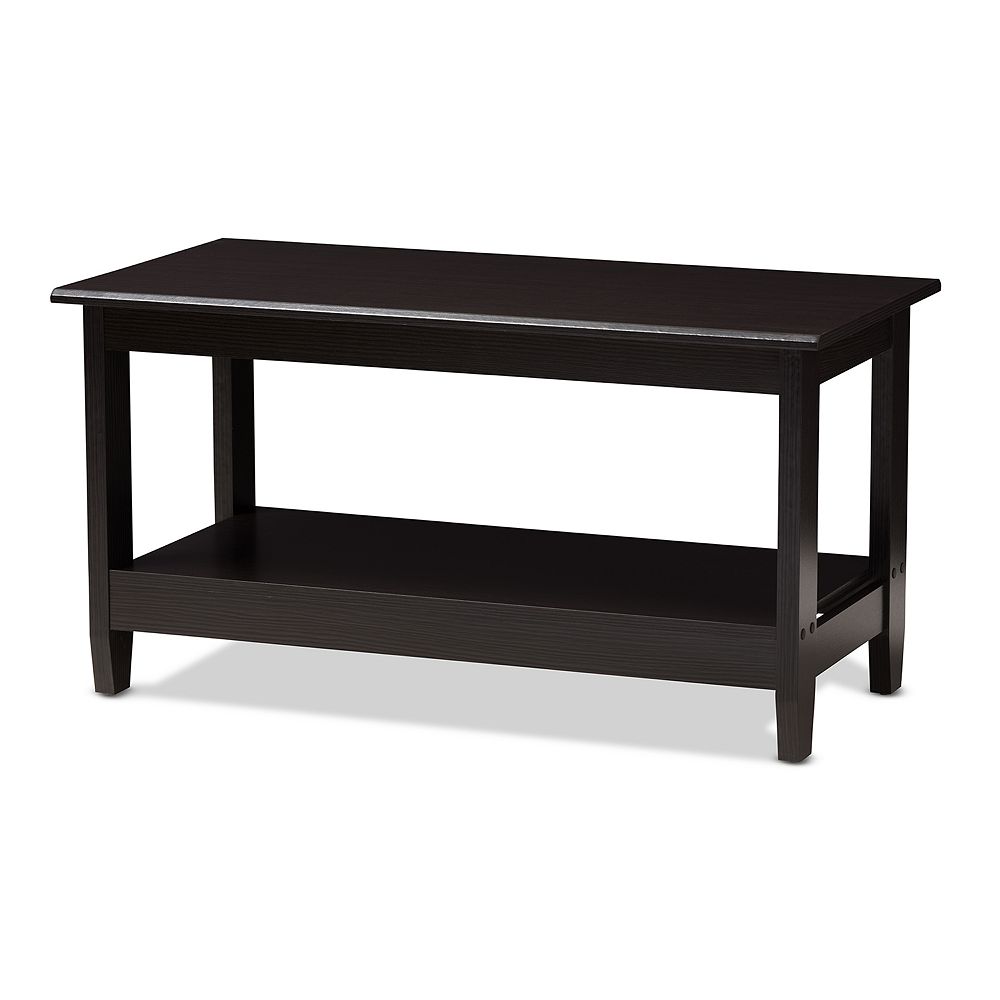 Baxton Studio Malena Espresso Coffee Table