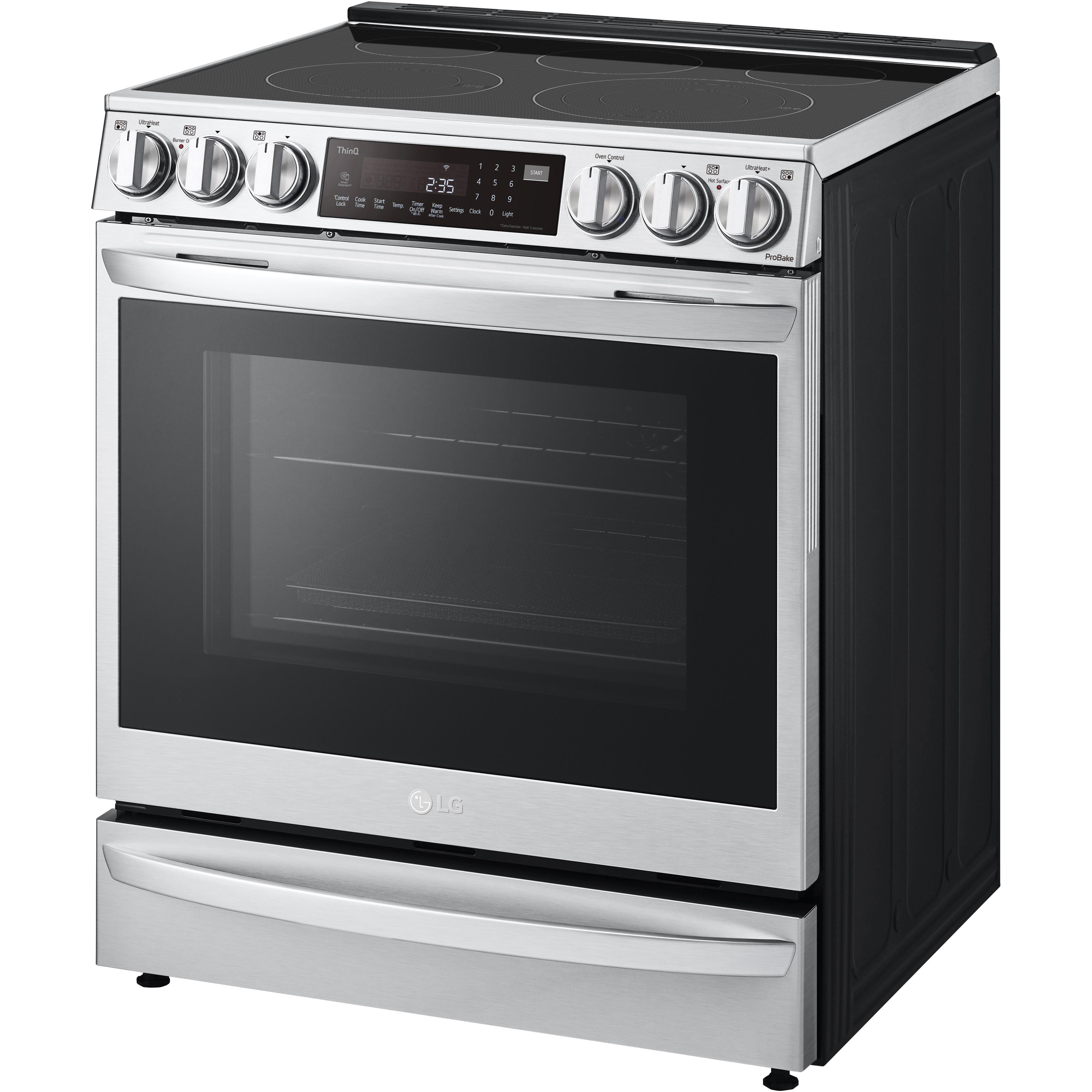 LG 30-inch Slide-In Electric Range with Air Fry LSEL6337F