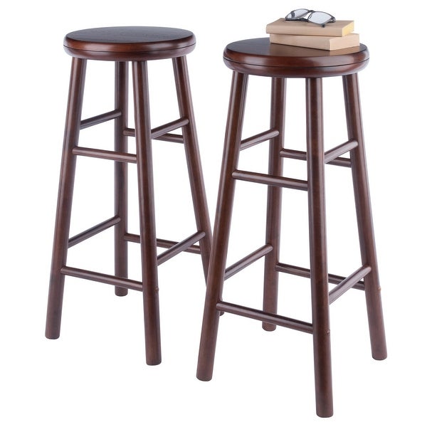 Selby 2-Pc Swivel Seat Bar Stool Set - 13.39 x 13.39 x 30.20 inches