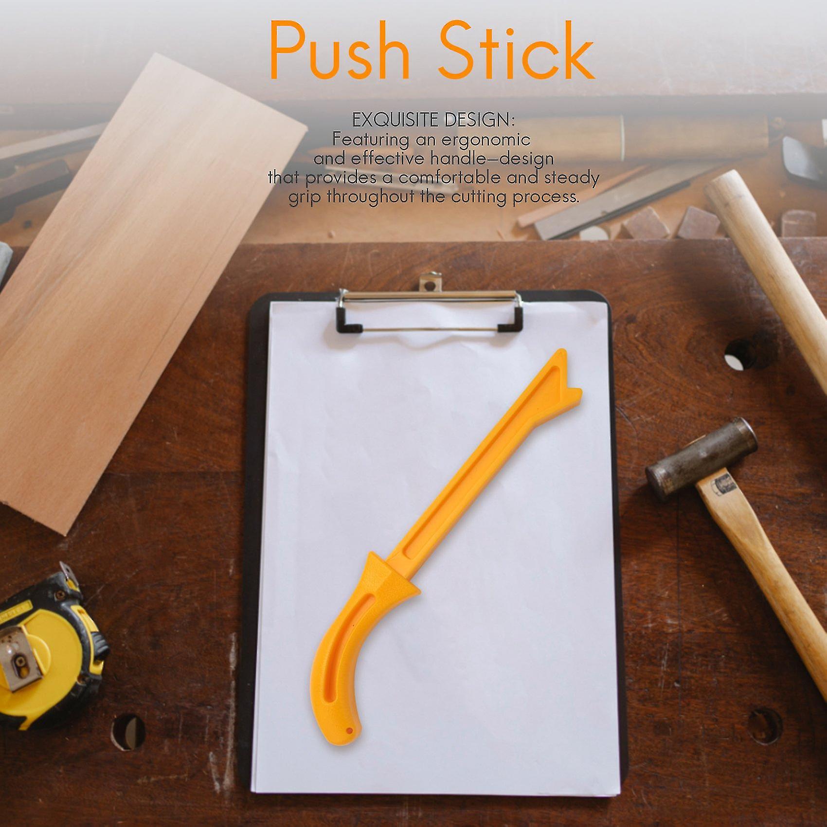 Yellow Plastic Woodworking Practical Push Block Hand Saw Plastic Push Sticks Tool Set For Woodworke