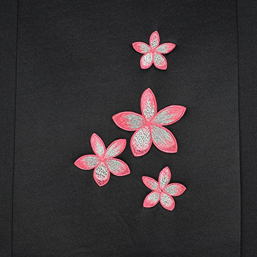 BDK Pink Flower Design Seat Covers for Car， SUV， Van and Truck， 9pc