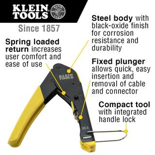 Klein Tools Coax Cable Installation Tool Set with Zipper Pouch VDV026-211