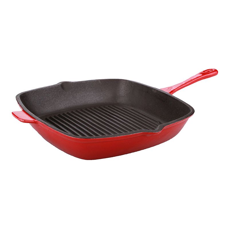 BergHOFF Neo 11-in. Square Cast Iron Grill Pan