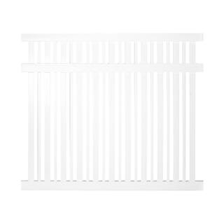 Weatherables Sarasota 5 ft. H x 8 ft. W White Vinyl Pool Fence Panel PWPO-ALTNR-5X8