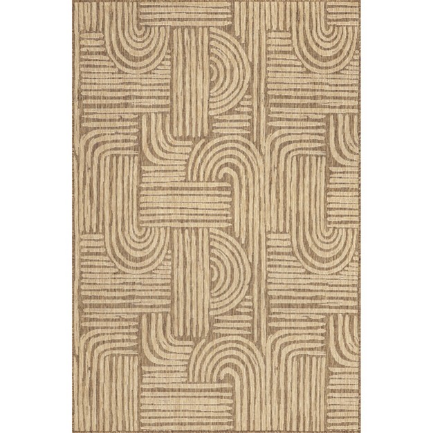 Nuloom Lynne Abstract Maze Indoor outdoor Area Rug