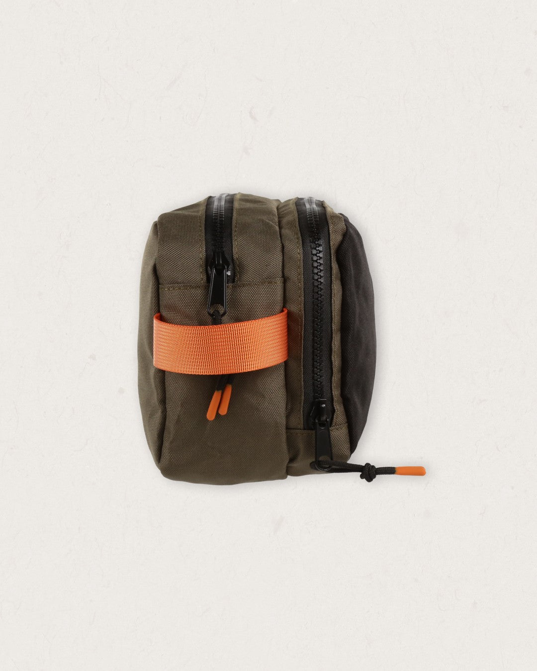 Travel Recycled Wash Kit - Black/ Khaki