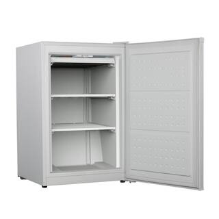 Galanz 3.1 cu. ft. Manual Defrost Residential Mini Compact Upright Freezer in White ENERGY STAR GLF31UWED