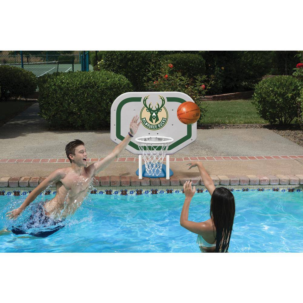 Poolmaster MW Bucks NBA Pro Rebounder Swimming Pool Basketball Game 72947