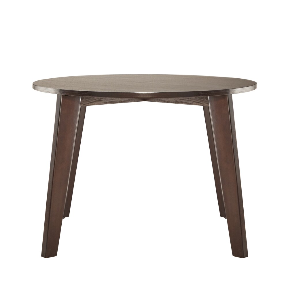 Sasha 5 pc. Round Brown Dining Set w/ Angled Legs by iNSPIRE Q Modern