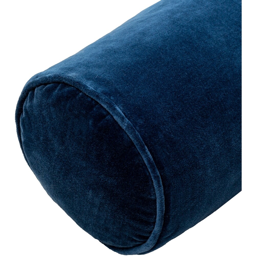 Annette Cotton Velvet Bolster Pillow