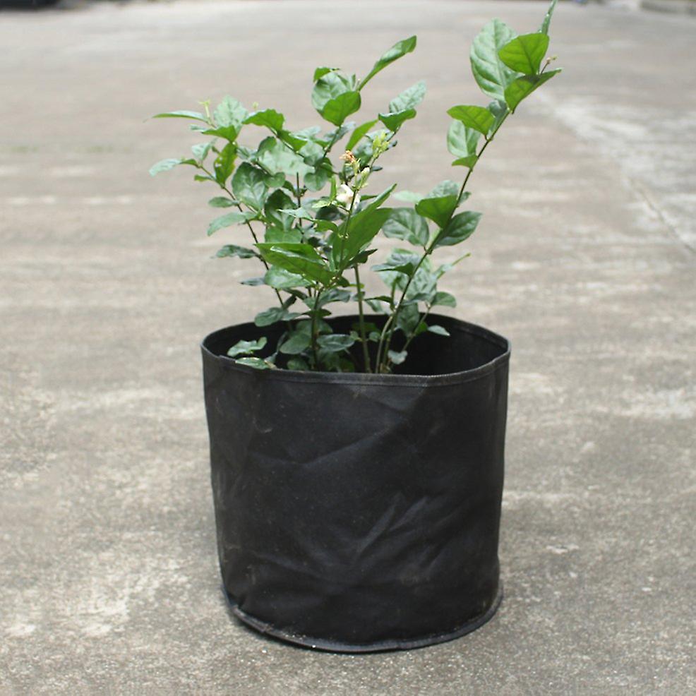 5pcs Reusable Non-woven Fabric Flower Plant Grow Prune Pots Bag 2 Gallon