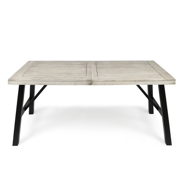 BETTINA Modern wooden dining table for outdoor kitchen etc