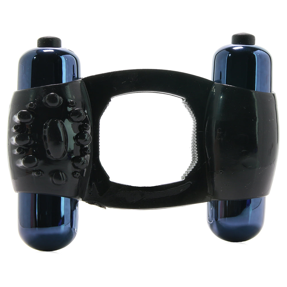 Duo-Vibrating Super Ring in Black