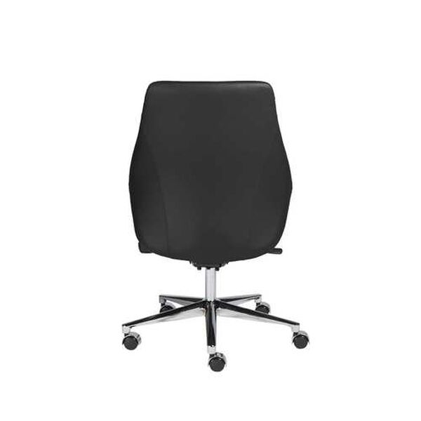 Bergen Black Low Back Office Chair Without Armrests