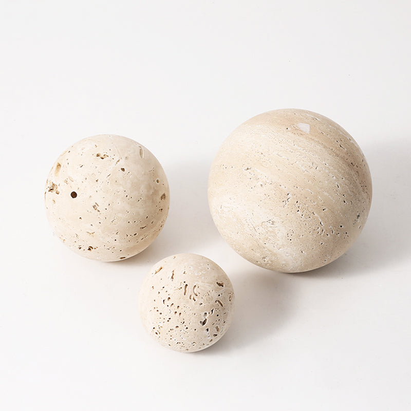 Beige Natural Stone Orb - A Fb-T2017A