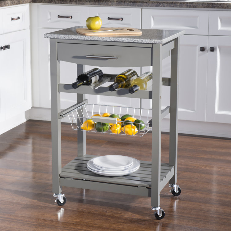 Macy Granite Kitchen Cart