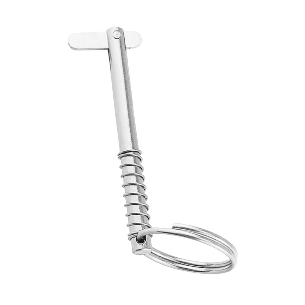 Marine Release Pin 316 Stainless Steel for Boat Bimini Top Deck， Hinge Marine Hardware， 5x76mm， Strong