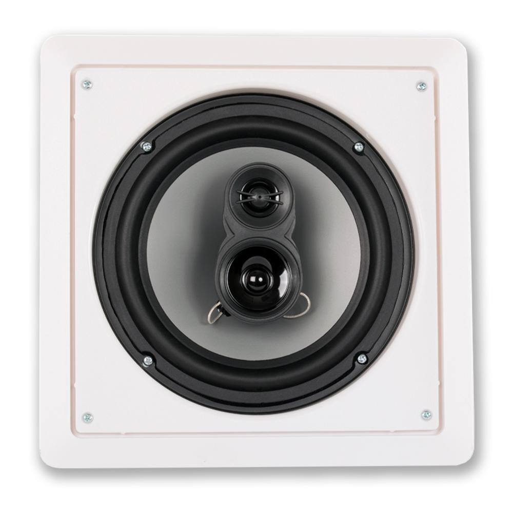 Acoustic Audio by Goldwood In-Wall  Ceiling 8 in. Pair 3 Way Home Theater Speaker CSi83S