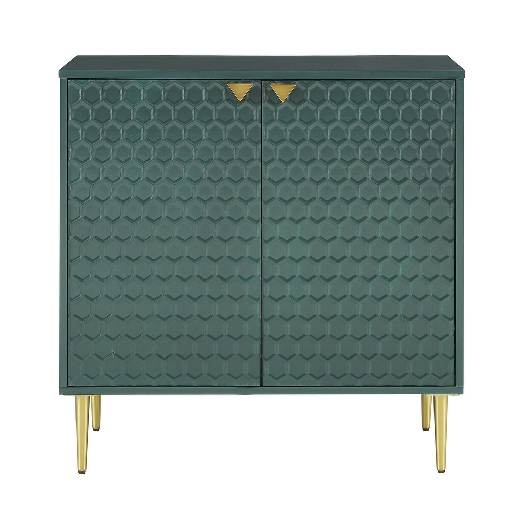 GZMR Hexagonal Pattern 2 door Storage Cabinet Buffet Cabinet Sideboard