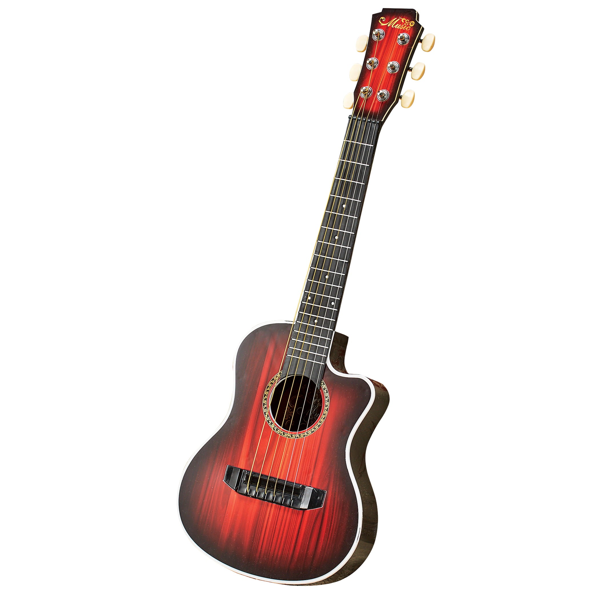 Collections Etc Kid's Beginner Guitar With Durable Metal Strings