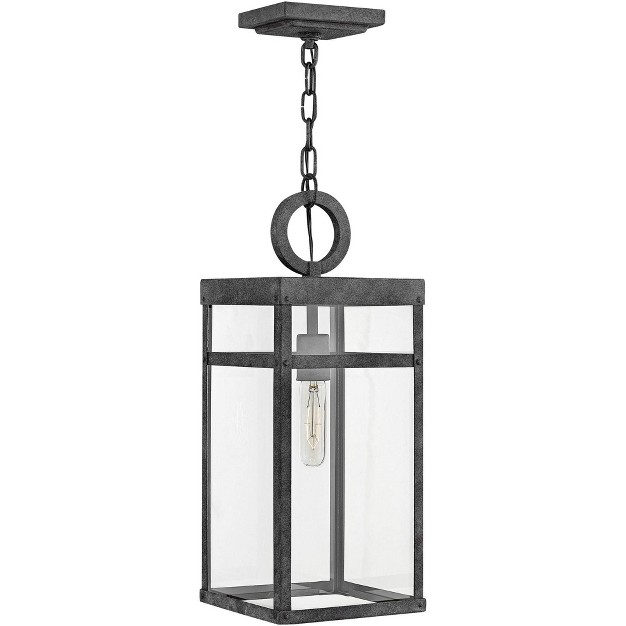 High Aged Zinc Outdoor Hanging Light