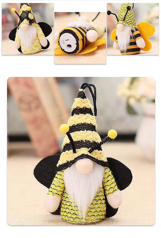 Bee Festival Glow With Wings Cartoon Faceless Doll Doll Night Lamp