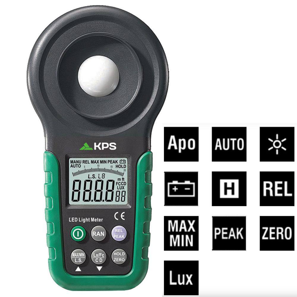 KPS LED Digital Lux Meter KPS-LX30LED