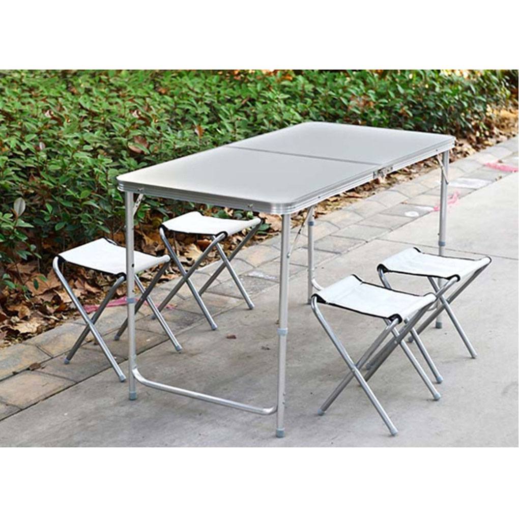 IEFIEL Aluminum Alloy Portable Folding Table for Outdoor Camping Picnic