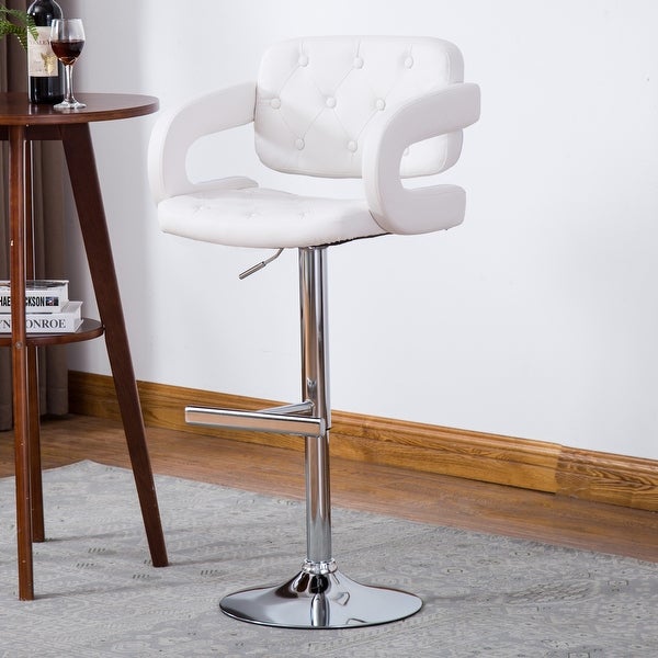 Porch and Den Coal Creek Modern Upholstered Adjustable Bar Stool