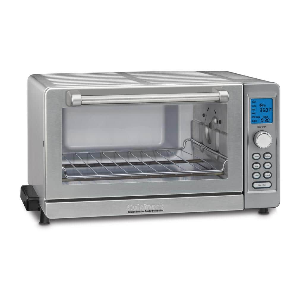 Cuisinart Deluxe 1800 W 6-Slice Stainless Steel Toaster Oven with LCD Display TOB-135N