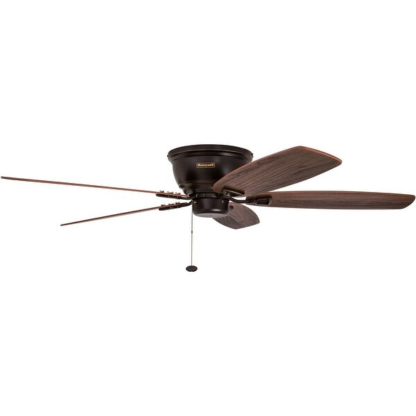 Honeywell Glen Alden 4-light Oil Rubbed Bronze Hugger Ceiling Fan Shopping - The Best Deals on Ceiling Fans | 22393910