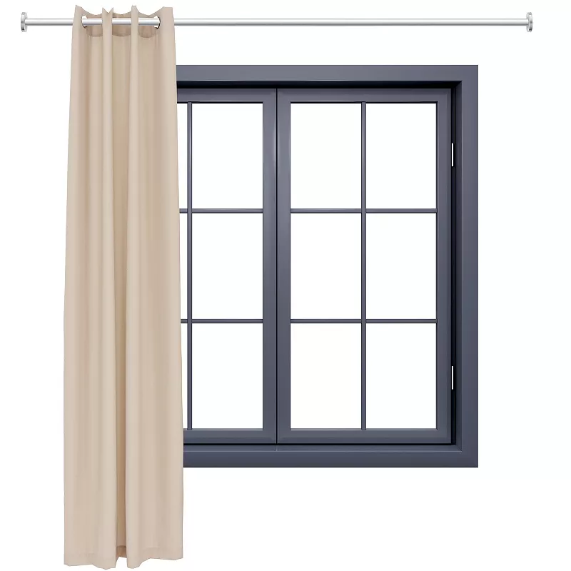 Sunnydaze Set of 2 Modern Styles Indoor/Outdoor Curtain Panels - 52 x 96