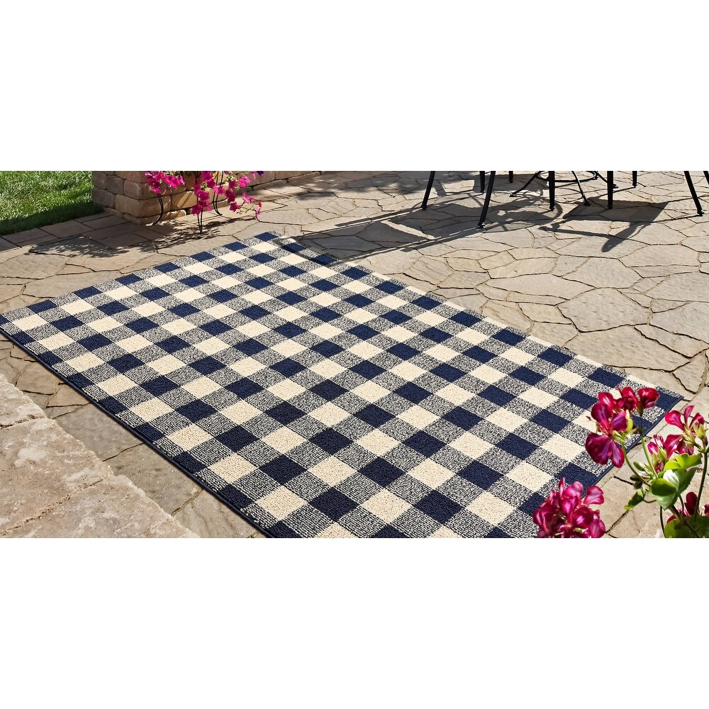 Garland Rug Country Living Buffalo Plaid Indoor/Outdoor Area Rug