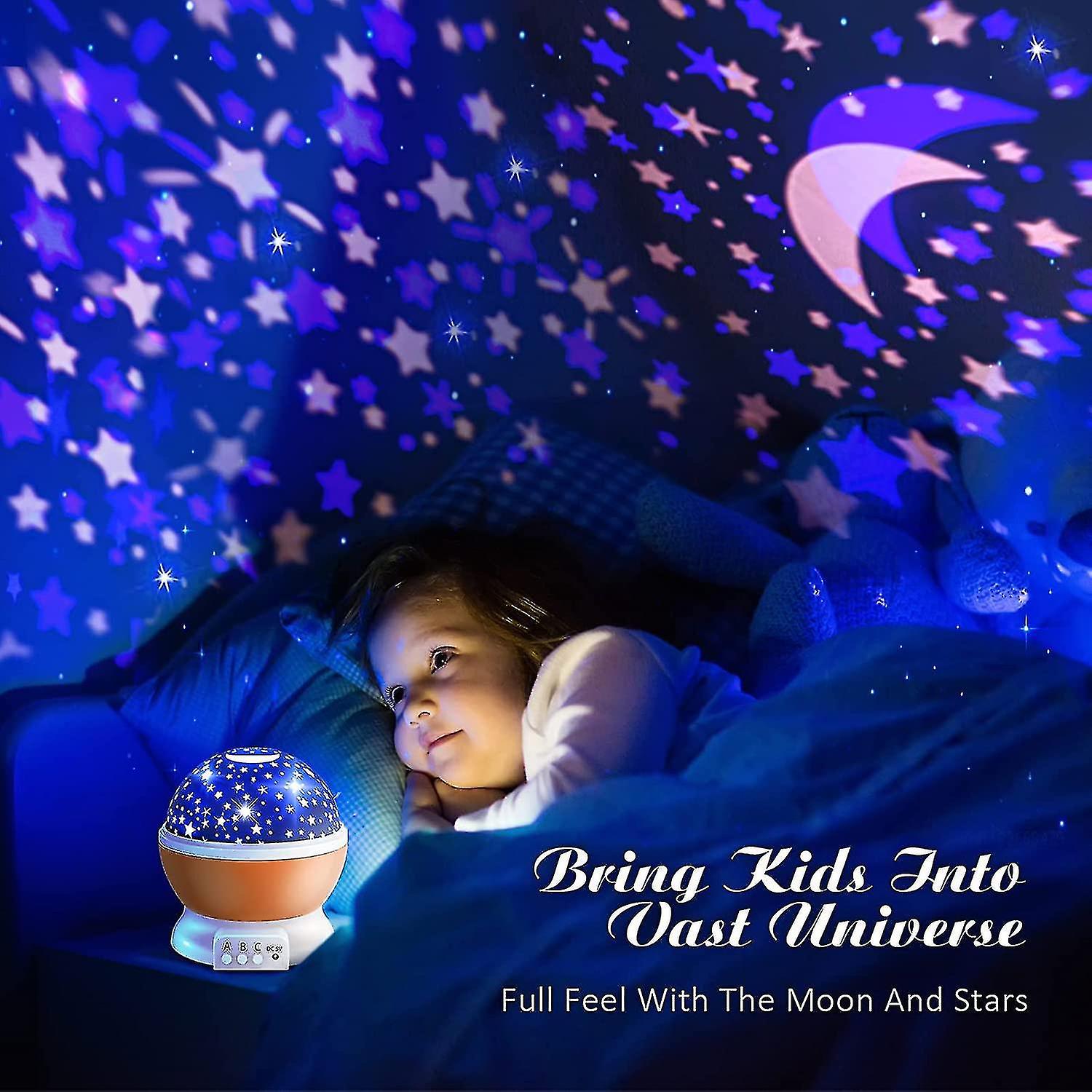 Stars Night Light For Kids: Liangnv Star Nightlight Projector For Kids 2-12 Year Old Gifts Toys Rota