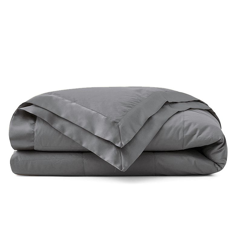 Unikome Oversized Lightweight Down Blanket with Satin Trim - 75% Down Fill