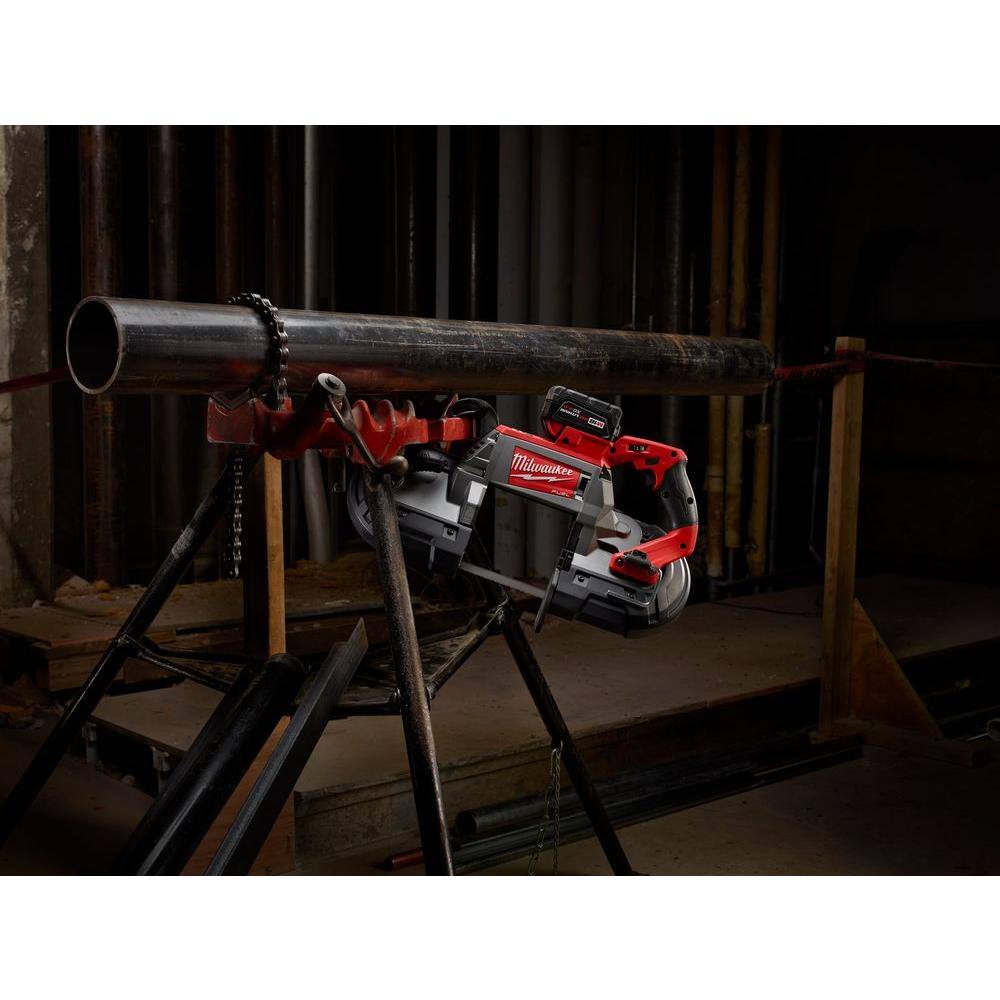 MW M18 FUEL 18-V Lithium-Ion Brushless Cordless Deep Cut Band Saw with 12 in. Hammer DrillDriver 2729-20-2904-20