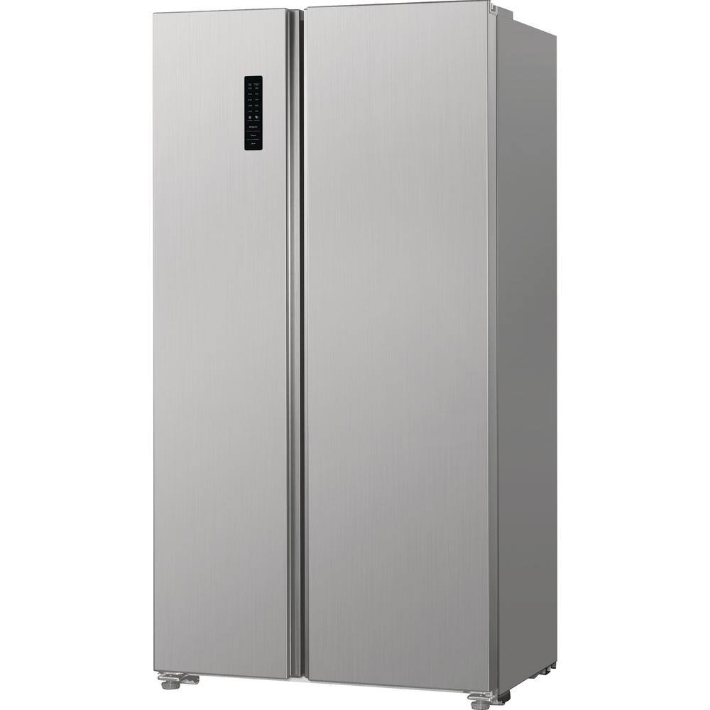 Frigidaire 36 in. 18.8 cu. ft. Side by Side Refrigerator in Brushed Steel Counter Depth FRSG1915AV