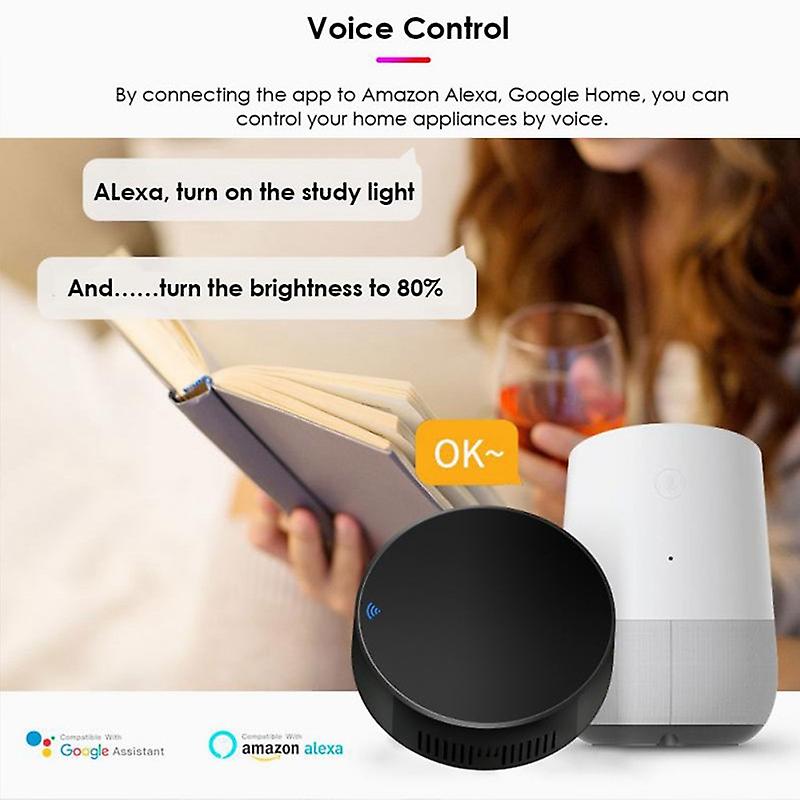 Tuya 5g Wifi Ir Universal Remote Control Smart Home Control Stb Tv Air Conditioning Voice Control Family Sharing Diy App Remote Control Timing Switch