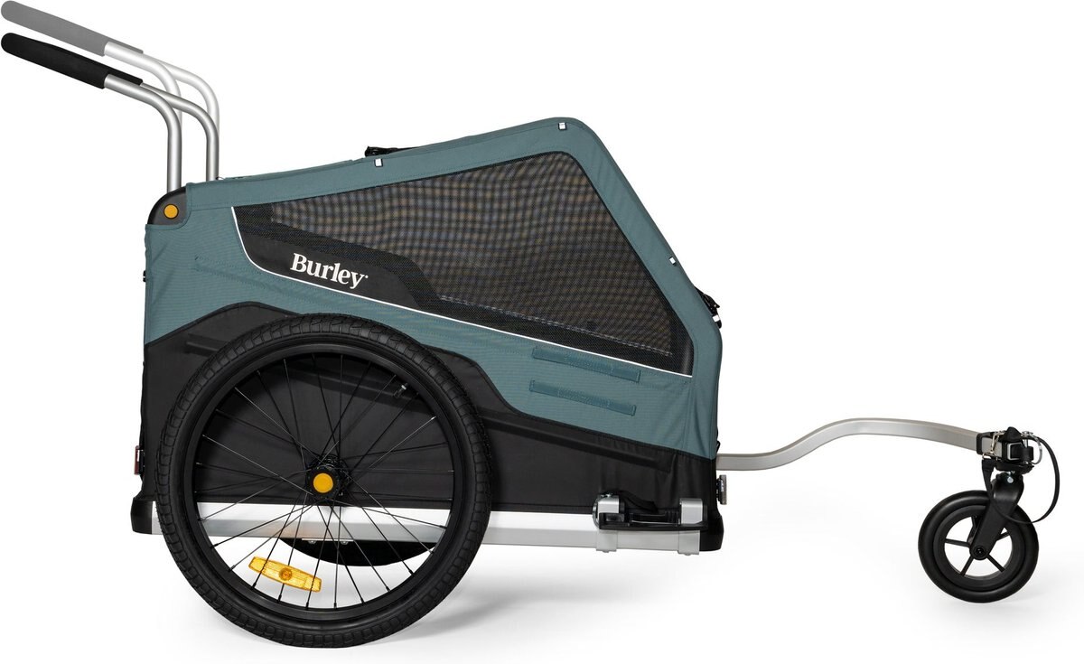 Burley Bark Ranger Dog Bicycle Trailer， Blue Spruce