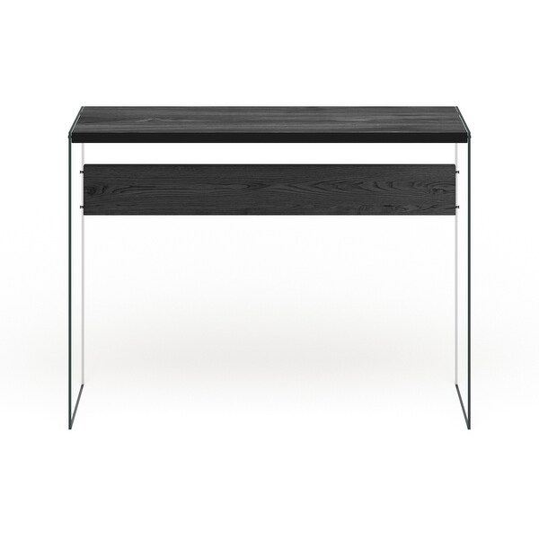 Porch and Den Urqhuart Mixed Material Glass Console Table