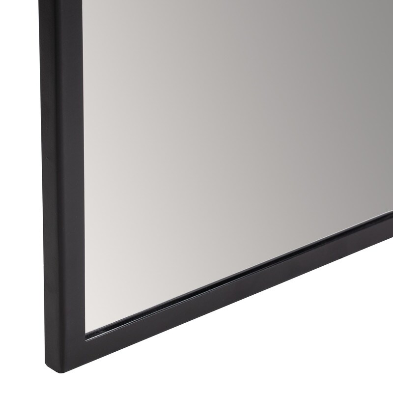 Trina Black Rectangular Mirror