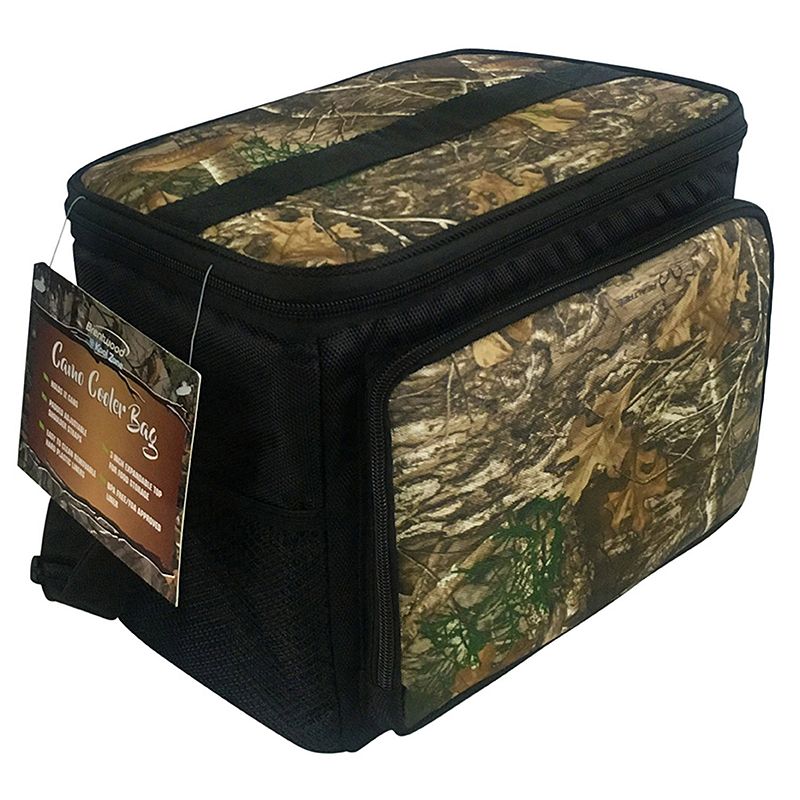 Brentwood Kool Zone 12 Can Insulated Cooler Bag with Hard Liner in Realtree Edge Camo