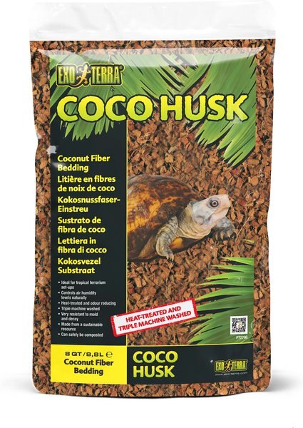 Exo Terra Coco Husk Tropical Terrarium Reptile Substrate