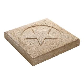 Pavestone 12 in. x 12 in. x 1.5 in. Limestone Texas Star Square Concrete Step Stone (168-Pieces168 sq. ft.Pallet) 72208