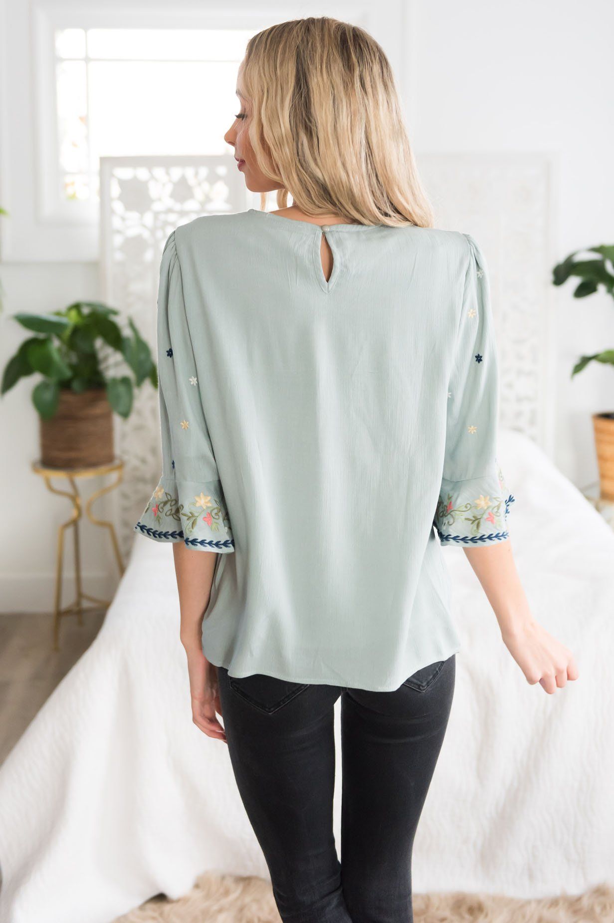 It's All About You Modest Blouse