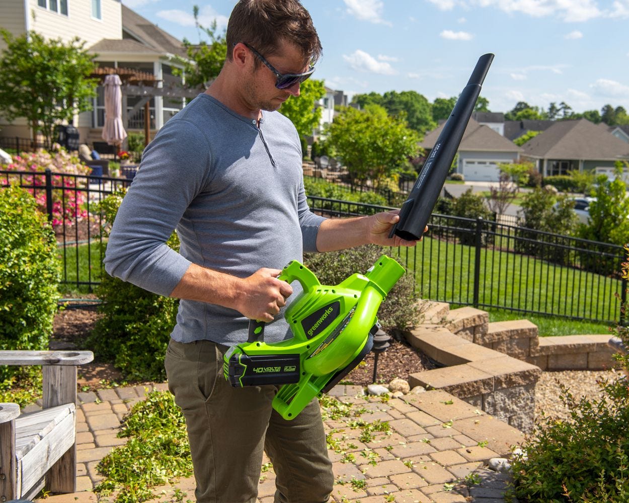 40V Cordless Leaf Blower/ Vacuum  Battery | Greenworks Tools