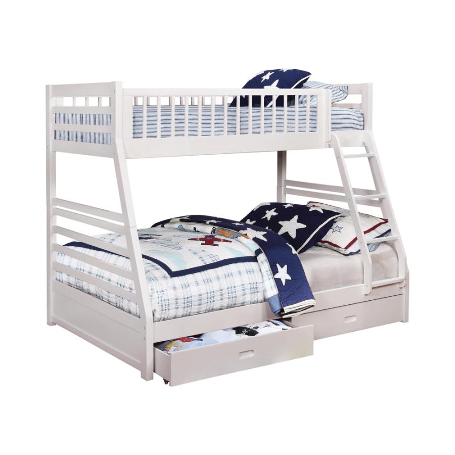 Ashton Twin over Full 2-drawer Bunk Bed - 460181