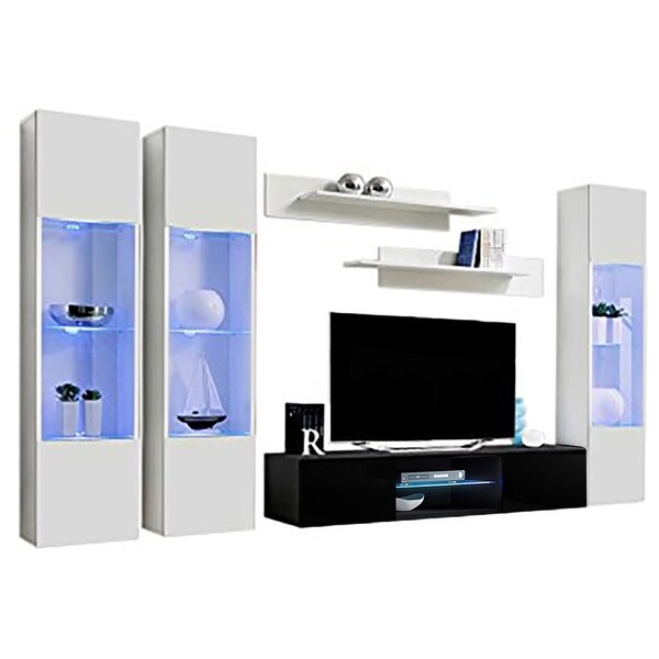 Fly CD3 33TV Wall Mounted Floating Modern Entertainment Center