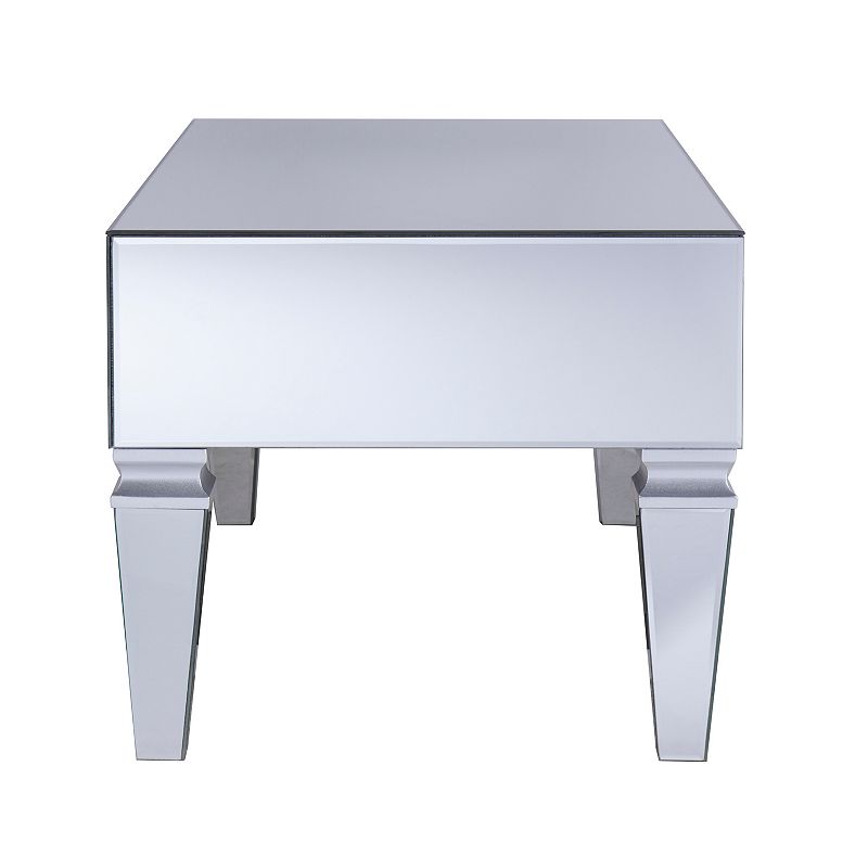 Southern Enterprises Dittoca Mirrored Coffee Table